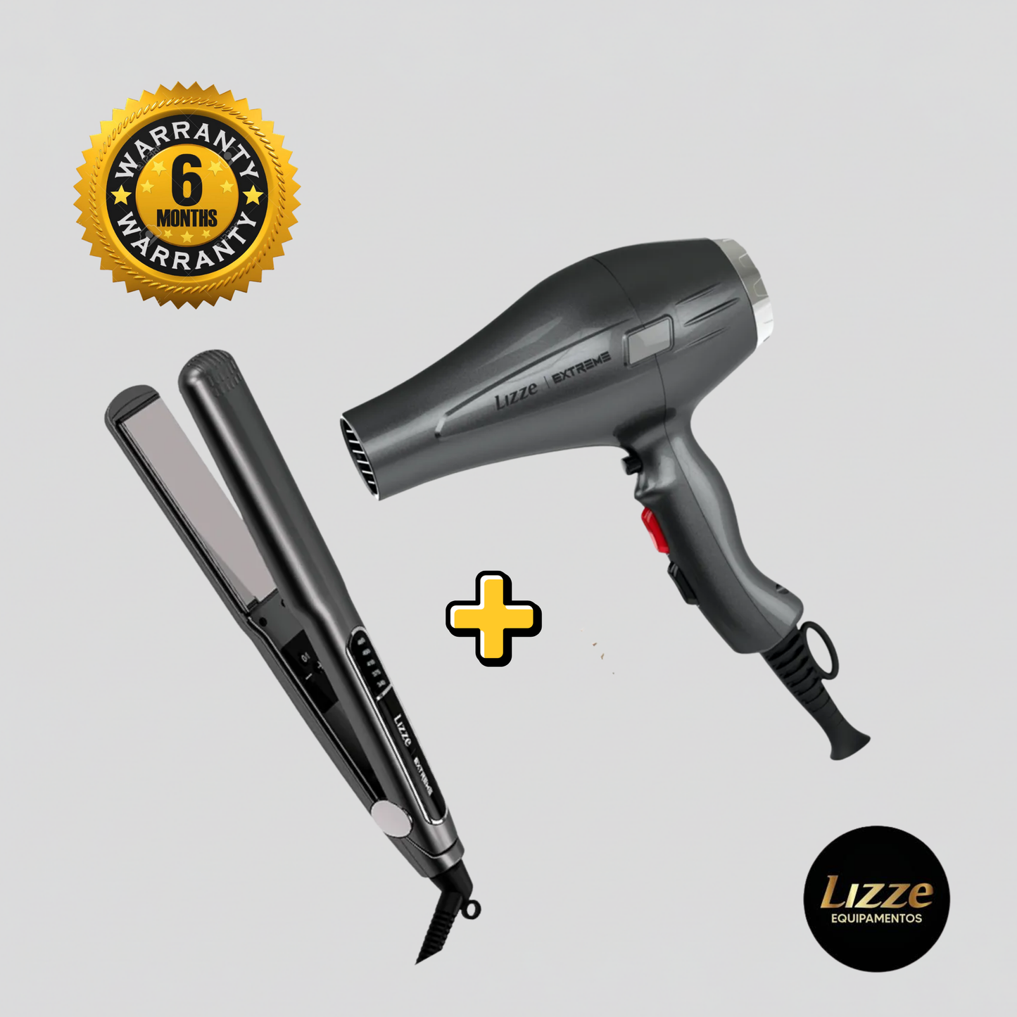 PLANCHA LIZZE EXTREME 480F Y SECADORA 2400W CABELLO LIZZE EXTREME